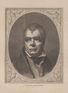 Portrait of the historical novelist and poet Sir Walter Scott 1771-1832, 1871 by Unbekannt