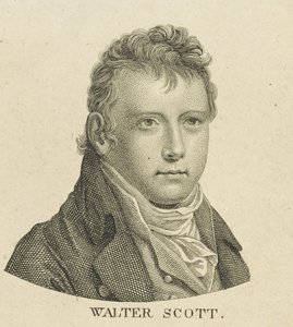 Portrait of the historical novelist and poet Sir Walter Scott