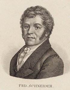 Portrait of the Organist and Composer Friedrich Schneider