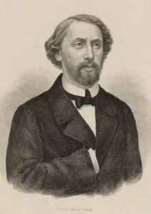 Portrait of the pianist and composer Julius Schulhoff, 1860 by Unbekannt
