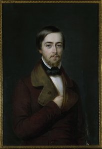 Portrait of the poet Joseph Méry by Unbekannt