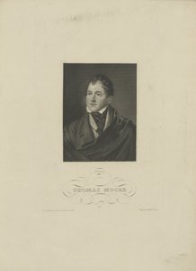 Portrait of the Poet Thomas Moore by Unbekannt