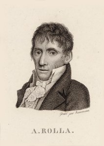 Portrait of the violinist and composer Alessandro Rolla, 1757-1841, 1790 by Unbekannt