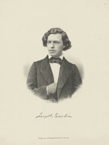 Portrait of the violinist and composer Joseph Joachim by Unbekannt