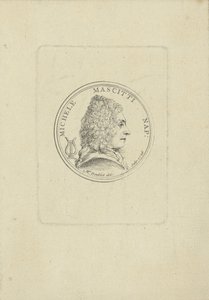 Portrait of the Violinist and Composer Michele Mascitti by Unbekannt