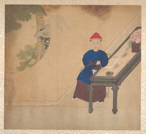 Portraits of members of a Manchu family by Unbekannt