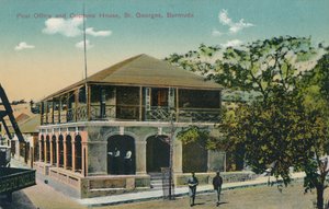 Post Office and Customs House, St. Georges, Bermuda by Unbekannt