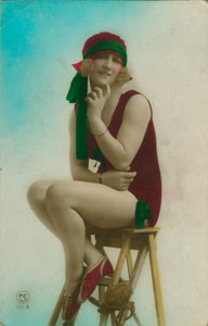 Postcard of a swimmer
