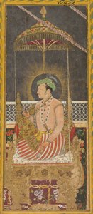 Posthumous Portrait of Emperor Jahangir Under a Canopy by Unbekannt Unbekannt
