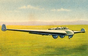 Powered Flying-Wing Plane