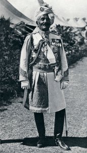 Pratap Singh 1845-1922, British Indian Army Officer and Maharaja, 1914 by Unbekannt