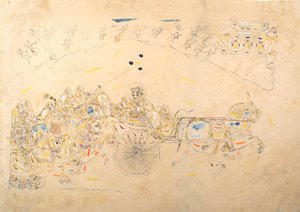 Preparatory Study for a Portrait of Man Singh and His Harem by Unbekannt
