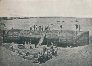 Preparing to Launch, 1877 by Unbekannt