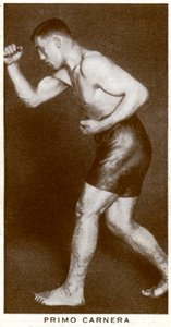 Primo Carnera, Italian boxer, 1938