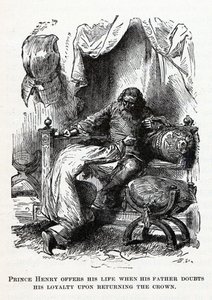 Prince Henry Offers His Life When His Father Doubts His Loyalty Upon Returning the Crown by Unbekannt