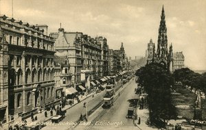 Princes Street Looking East, Edinburgh