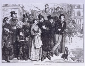 Public Witness of the Solar Eclipse, London, c1870