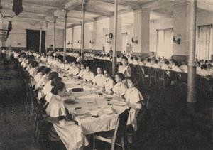 Pupils of the Smolny Institute for Noble Maidens in the Canteen by Unbekannt