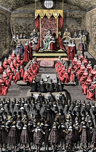 Queen Elizabeth I in Parliament