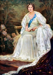Queen Elizabeth in Coronation Robes by Unbekannt