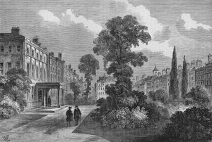 Queen Square, Bloomsbury, London, 1810-1878 by Unbekannt
