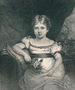Queen Victoria Aged Six Years Old by Unbekannt