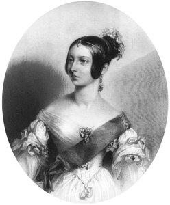 Queen Victoria when young by Unbekannt