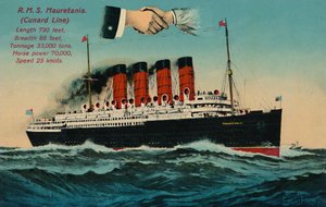 R.M.S. Mauretania. Cunard Line by Unbekannt