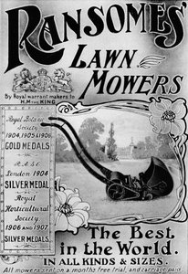 Ransomes Lawn Mowers advertisement by Unbekannt