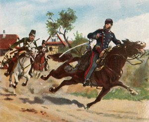 Reconnaissance ride of Count Zeppelin at Schirlenhof, 26 July 1870, 1936 by Unbekannt