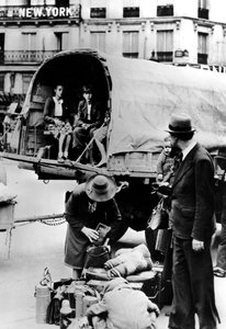 Refugees Returning Home, Paris, July 1940
