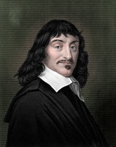 Rene Descartes, French philosopher and mathematician by Unbekannt