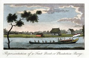 Representation of a Tent Boat, or Plantation Barge