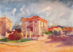 Residence of H.E. Dr. Pedro de Toledo, ex-Minister of Agriculture, Avenida Beira Mar, 1914 by Unbekannt