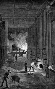 Retort House, Imperial Gasworks, Kings Road, London, 1876 by Unbekannt