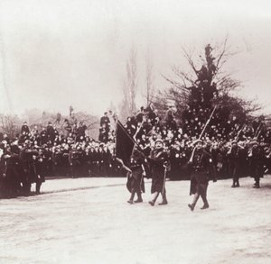 Return of the Belgians to Liège, Belgium, c1914-c1918
