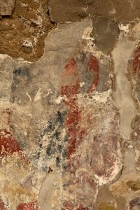 Ribelles. The Church. Interior. The Apse. The Wall Paintings. (Detail) Romanesque. by Unbekannt