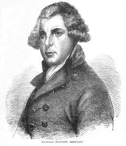 Richard Brinsley Sheridan, Irish Dramatist, Poet and Politician, c1875-1878 by Unbekannt
