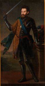 Portrait of Pietro III Français: Oil painting from the 18th century, representing Pierre II de Savoie, kept at the Royal Palace of Venaria Reale