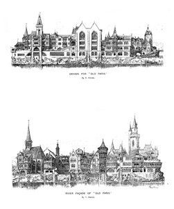 River facade and design for Old Paris