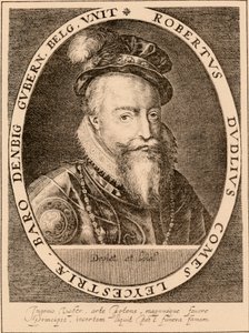 Robert Dudley, 1st Earl of Leicester, 1532-1588, English nobleman, 1889 by Unbekannt