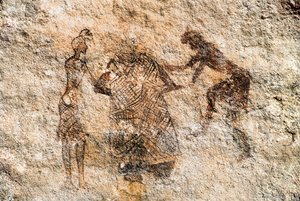Rock Painting of Tadrart Acacus, Libya