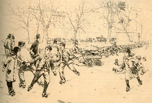 Roller-Skating in Madison Square, New York