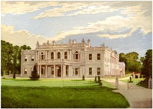 Rolleston Hall, Staffordshire, Home of Baronet Mosley, c1880 by Unbekannt