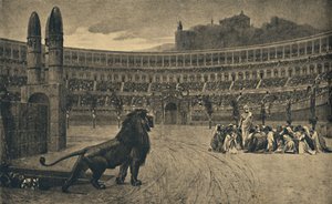 Roma - Circus Maximus - Last Prayer of the Christians Thrown to the Wild Animals