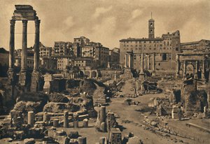 The Roman Forum and the Capitoline Hill, 1910 by Unbekannt