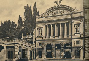 Roma - Via Nazionale. National Dramatic Theatre and Colonna Villa by Unbekannt