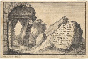 Roman Ruins (second version of title-page)