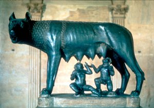 Romulus and Remus by Unbekannt
