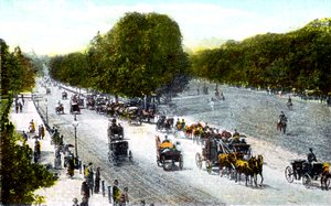 Rotten Row, Hyde Park, London by Unbekannt